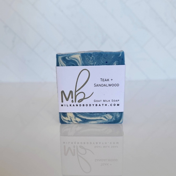 Teak + Sandalwood Goat Milk Soap - Picture 2 of 3